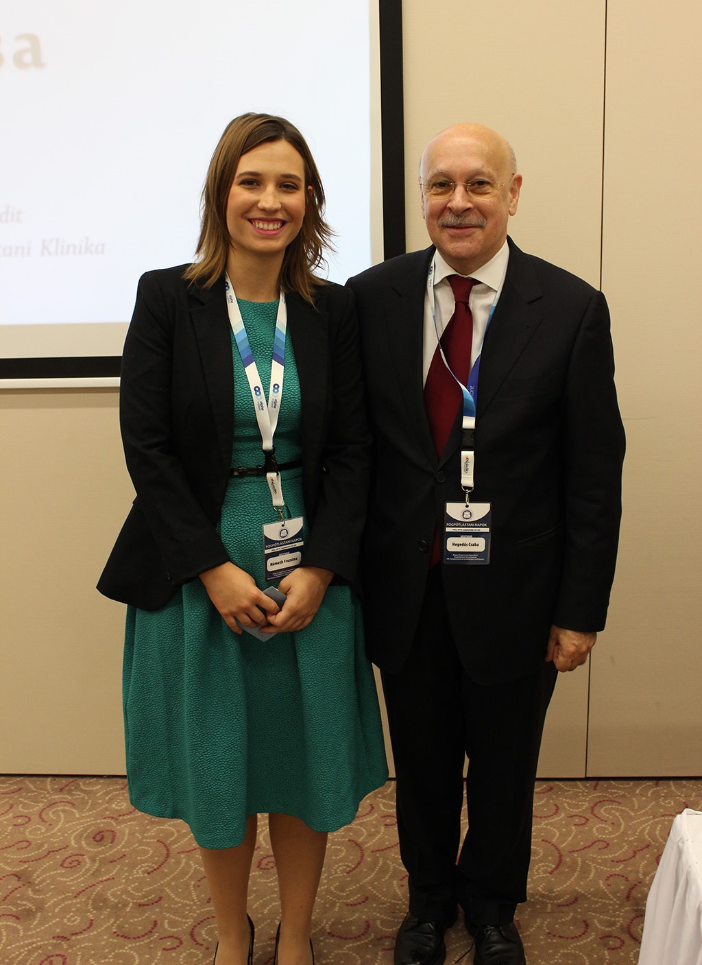 Németh Fruzsina és  Prof. Dr. Hegedûs Csaba